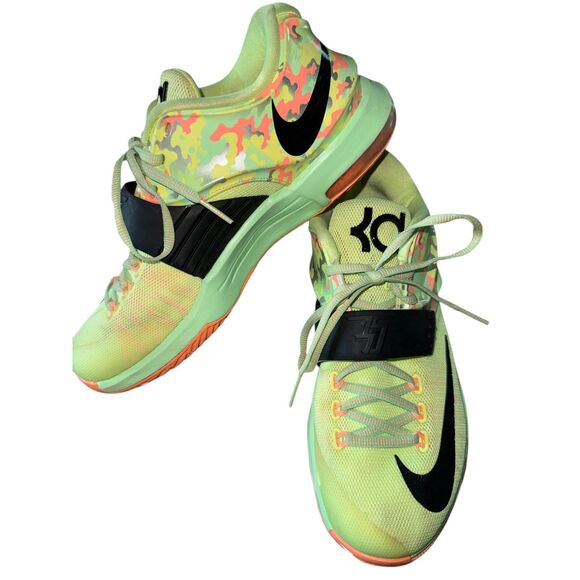 Nike Shoes - Nike Zoom Kevin Durant Size 8 Easter Vapor Lime Green 7VII Easter Sneaker